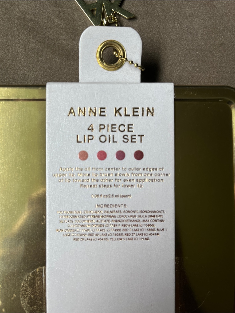 Anne Klein Lip Oil Quartet - Picture 3 of 3